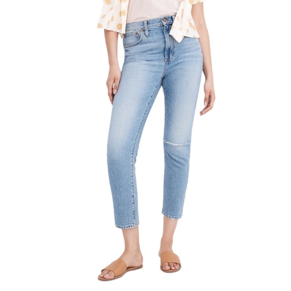 Madewell Women's High-Rise Slim Boyjean‎ Summit Wash Size 26 Denim Casual
